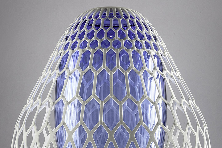 3D printing and Murano Glass in one lamp