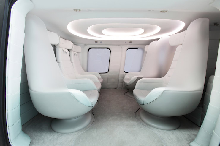 Re-thinking and re-designing the luxury helicopter interior experience