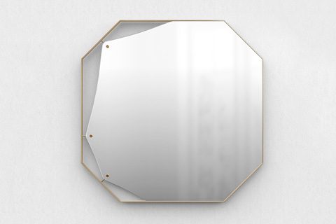 A surreal family of mirror glass seemingly stretched across their frames