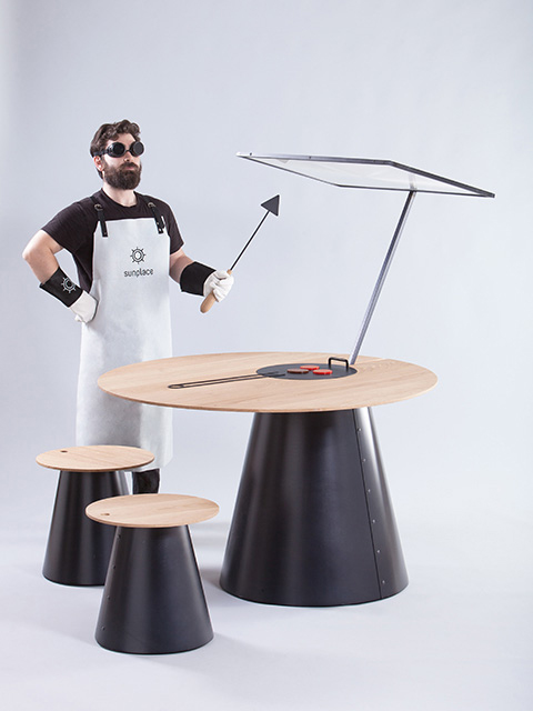 A convivial solar barbeque experience for the World Expo 2015