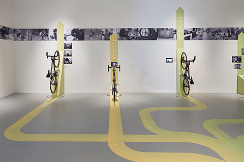 An exhibition design showcasing Industry 4.0 through Bicycle craft, design and technology