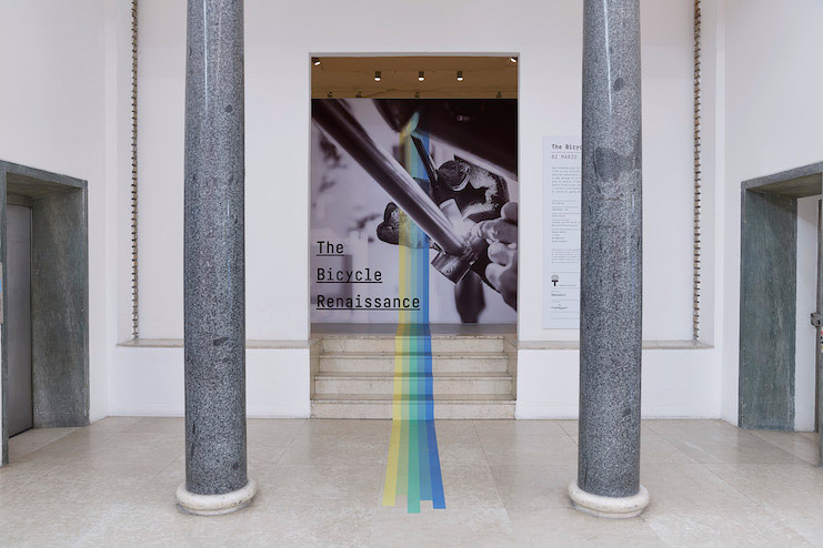 An exhibition design showcasing Industry 4.0 through Bicycle craft, design and technology
