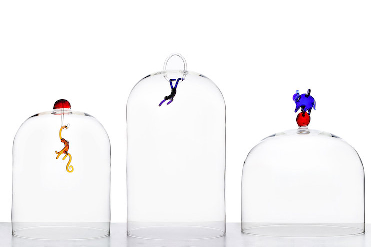 Expressive and playful Borosilicate Cloches