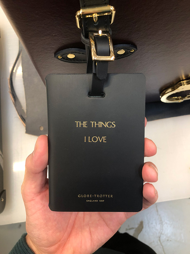 Hand crafted luggage