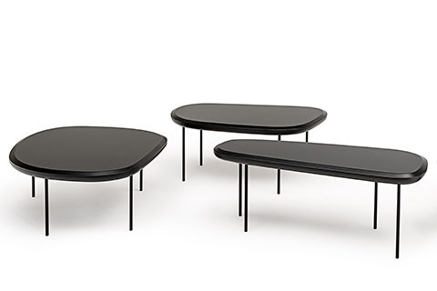 Tables shaped by sinuous flows of work, play, love & conviviality