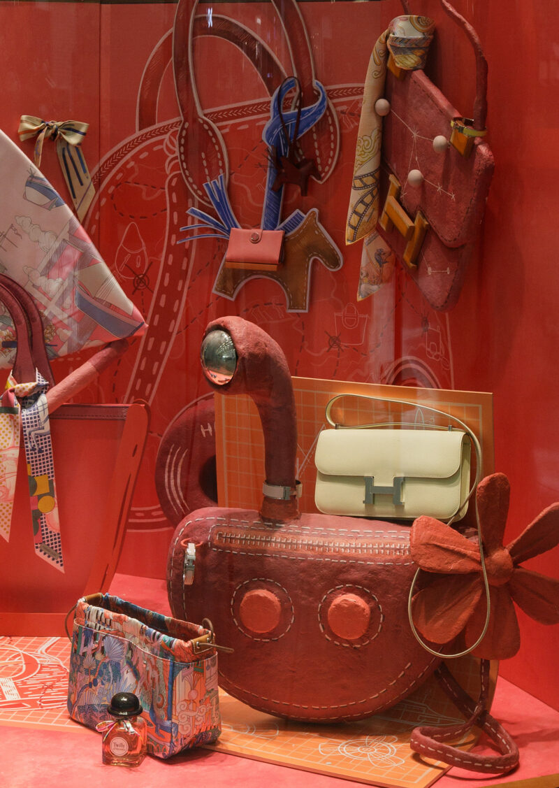 Hermès windows display 2026 | Lanzavecchia + Wai Design Studio